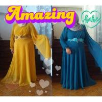 ราคา เดรสบิ๊กไซส์ สีเหลือง สีฟ้าทะเล (22571899759)