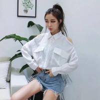ราคา เชิ้ตแขนยาวเว้าไหล่ (570450075)