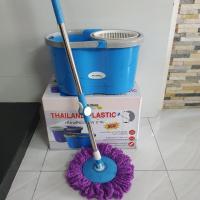 ราคา ชุดไม้ถูพื้นกรงพลาสติก 360 องศา มีล้อ ทีพีที - 01 (42263492391)