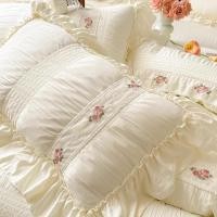 ราคา ปลอกหมอนสไตล์เจ้าหญิงฝรั่งเศส ขนาด 48x74 เซนติเมตร ปักลายบนผ้าฝ้าย-quality (27643557304)