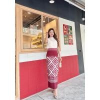 ราคา (L) ชุดไทย ชุดไทยประยุกต์ สวยมากๆ งานป้าย chalita (25305220327)