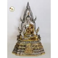 ราคา พระพุทธชินราช​ พระชินราช เนื้อทองเหลืองทำผิวสองกษัตริย์​ พิมพ์พิษณุโลก​ หน้าตัก​5" (20988758522)