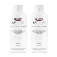 ราคา Eucerin Omega Soothing Lotion ยูเซอรีน โอเมก้า ซูทติ้ง โลชั่น 250ml. (2ขวด) (21493931824)