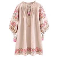 ราคา ชุดเดรสสั้น โบฮีเมียน style (7905316369)
