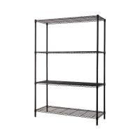 ราคา KASSA HOME ชั้นตะแกรงเหล็กอเนกประสงค์ 4 ชั้น Rocky รุ่น A2529-MBK ขนาด 120 x 45 x 180 ซม. สีดำ ยอดนิยม (48558122345)