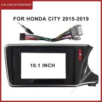 ราคา Lca กรอบครอบเครื่องเล่น MP5 วิทยุ แอนดรอยด์ สเตอริโอ 10.1 นิ้ว สําหรับ Honda City 2015-2019 2 Din (25520009257)