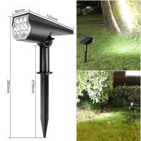 ราคา โคมไฟสนาม โคมไฟประดับสวนโซล่าเซลล์ LED Solar light garden ไฟปักสนาม ไฟติดผนัง+สวน โคมไฟสนาม ไฟวอร์ม (44465715074)