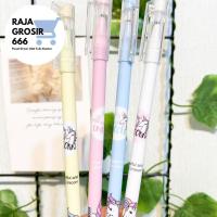 ราคา (หมึกสีดํา) ปากกาลบได้ ภาพตัวอักษรยูนิคอร์น สีพาสเทล เครื่องเขียนโรงเรียนน่ารักเฉพาะ ปากกาโพนี่ ลบได้ ปากกาลบได้ (22559647487)