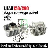 ราคา เสื้อสูบ+ฝาสูบLIFAN LIFAN150 LIFAN200 เสื้อสูบเดิม ฝาสูบครบชุด ฝาเครื่องสูบ เครื่องไลฟาน ลี่ฟาน (24644571368)