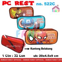 ราคา กล่องดินสอ Shin Toeng Super Heroes + ช่องใส่สุทธิ ST 522C Spiderman Ironman กล่องดินสอกัปตันอเมริกา (40605738225)