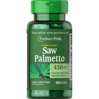 ราคา Puritans Pride Saw Palmetto 450 มก. 100 แคปซูล (43130555248)