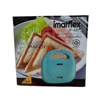 ราคา Imarflex อิมาร์เฟล็กซ์ เครื่องทำแซนวิช รุ่น IF-437 สีเขียว Sandwich Maker #แนน (23815961706)