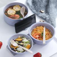 ราคา NEWถ้วยพลาสติกต้มบะหมี่ กล่องอาหาร ทรงถ้วยตะเกียง ครบชุด ช้อน ส้อม ตะเกียบ (20265078942)
