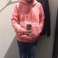 ราคา Adidas hoodie pink แท้100% (1296917672)