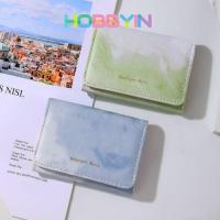 ราคา hobbyin กระเป๋าสตางค์ผู้หญิง HOBBYIN, ช่องเสียบการ์ดหนัง PU ช่องใส่การ์ดลายหินอ่อนบางพิเศษเรียบง่าย (27044906142)