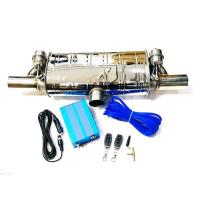 ราคา Universal Car Valve exhaust pipe wireless remote Vacuum Valve Stainless steel exhaust Mufflers T sh (55406870855)