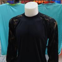ราคา เสื้อยืด คอกลม เนื้อผ้า TK ( แขนลาย ทั้ง 2 ข้าง ) เสื้อเปล่า (53504779178)