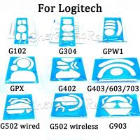 ราคา 1 ชุดสีขาวเมาส์สติกเกอร์สําหรับ Logitech G302 G303 G304 G305 G402 G405 GPRO G502 G502X G903 GPW เมาส์สเก็ตแผ่นฟุต ﻿ (42327201493)
