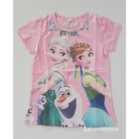 ราคา เสื้อยืดพิมพ์ลาย Frozen Fever สีชมพู (192229466)
