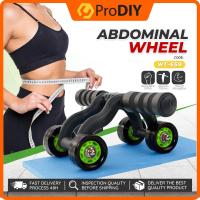 ราคา hotการประกันคุณภาพ import ABS Roller 4 Wheel Abdominal Exercise Gym Fitness Roller Free Kneepad (26325564103)