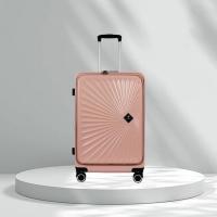 ราคา GlobalHouse WETZLARS กระเป๋าเดินทาง ขนาด 28 นิ้ว พร้อมช่องใส่ของด้านหน้า รุ่น Blossom-01 ขนาด 29x51x70 ซม. สีชมพูทะเล (42973398786)