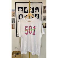ราคา เสื้อยืดแบรนด์กีฬาสีขาว LEVI‘S 501 (50801879283)