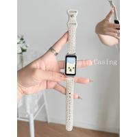 ราคา สายรัดซิลิโคนอ่อนนุ่มสําหรับ Huawei Band 11 pro 10 9 8 7 6 fit 3 4Pro สร้อยข้อมือลายเสือดาวสําหรับ Hawei Honor Band 9 สายคล้อง (40010568397)