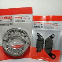 ราคา ผ้าเบรคหน้าและหลัง REPLACEMENT PACKAGE YAMAHA 5MX/3CI MIO SMILE, MIO NEW, MIO J, MIO GT, SOUL GT, FINO, MIO SOUL, X RIDE ETC. (57356413265)