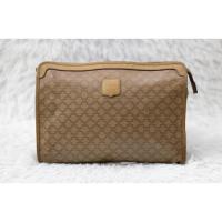 ราคา กระเป๋า Vintage CELINE Macadam Clutch/Cosmetic Bag (ของแท้ 100%) (53261353206)