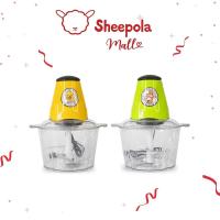 ราคา SHEEPOLA เครื่องบดเนื้อ สับเนื้อ สีเขียว สีเหลือง รับประกัน1ปี สินค้าใหม่ ขนาด 2 ลิตร เครื่องบดอเนกประสงค์ สแตนเลส304 (28100096228)
