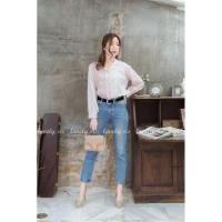 ราคา เสื้อเชิ้ตแขนยาว ดีไซน์ทูโทน (6045623876)