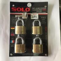 ราคา กุญแจระบบคีย์อะไล้ท์ SOLO รุ่น KA.N 40มม. 4ตัว/ชุด (1557223738)