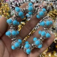 ราคา ทิเบตสไตล์สร้อยข้อมือสไตล์ชาติพันธุ์ฝังอัญมณีที่มีสีสันสร้อยข้อมือสร้อยข้อมือผู้ชายผู้หญิงแม้วเงินเครื่องประดับ ไลเจี๋ย26526 เอฟวีซ่า (49311301774)