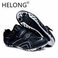 ราคา Helong MTBรองเท้าปั่นจักรยานจักรยานเสือภูเขารองเท้าปั่นจักรยานProแข่งขันMTBล็อคตัวเองจักรยานรองเท้าผ้าใบรองเท้าSPDล็อครอ (54409592241)