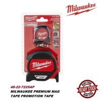 ราคา 48-22-7225AP - MILWAUKEE PREMIUM MAG TAPE TAPE (6FT KEY CHAIN TAPE / 26 FT MAGNETIC MEASURING TAPE) (29300074121)