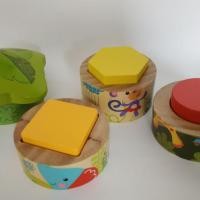 ราคา ของเล่นไม้ บล็อคไม้ ของเล่นเด็กบล็อคไม้ Fisher Price (2586580907)