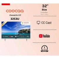 ราคา ส่งฟรี !! Coocaa ทีวี 32 นิ้ว รุ่น 32S3U Smart TV /รับประกันตัวเครื่อง 3 ปี, หน้าจอ 1 ปี (18501561920)