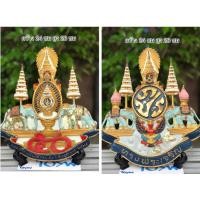 ราคา ราคาต่อชิ้น วัสดุเรซิ่น สัญลักษณ์พระราชพิธีเฉลิมพระเกียรติในหลวงรัชกาลที่ 9 ขนาดกว้าง 24 ซม สูง 28 ซม (25837631735)