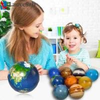 ราคา LACYESZB แปดดาวเคราะห์ยืดหยุ่นความเครียดบรรเทา Ball ของเล่น Bouncy Ball ฟองน้ํา Ball การพิมพ์ที่มีสีสัน Star Ball (47110618598)