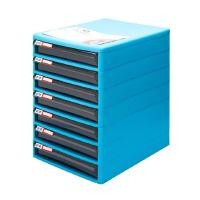 ราคา ONE ตู้เอกสาร 7 ชั้น รุ่น TCB-7 โครงสีฟ้า ลิ้นชักสีเทา (4586655629)