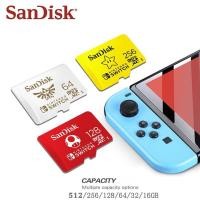 ราคา การ์ดหน่วยความจํา SanDisk Nintendo Micro SD 512GB/ 256GB /128GB/64GB (47907459721)