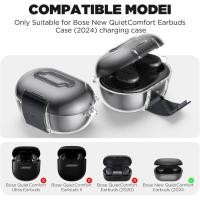 ราคา เคสสําหรับ Bose New QuietComfort Earbuds (2024), ฝาครอบป้องกันกันกระแทกที่ทนทานสําหรับ Bose QuietComfort Earbuds with Holder (44607661424)