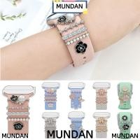 ราคา MUNDAN เครื่องประดับสายนาฬิกา, แหวนตกแต่งสร้อยข้อมือโลหะ, เข็มกลัดมุกเพชร Wristbelt Charms อุปกรณ์เสริมสายรัด (53560695960)