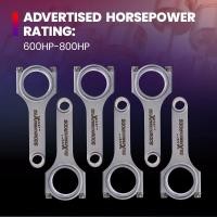 ราคา MaXpeedingrods Connecting Rods for MITSUBISHI 6G72 3000GT Dodge Conrods 141mm （GTO/for Dodge Stealt (57302494180)
