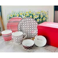 ราคา I Love Mickey Mouse แก้วมัคเซรามิค 2 ใบ+ จาน 2 ใบ + ถ้วยเล็กลายน่ารัก 2 ใบ ใหม่ มี กล่อง (29438567936)