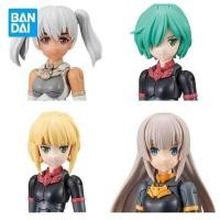 ราคา Bandai Original 30MS 1/144 Anime Replacement Hair5 Brown Green Yellow White Action Figure Toys Coll (53408021492)