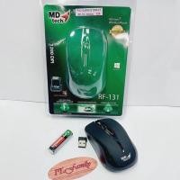 ราคา เม้าท์ไร้สาย Wireless MOUSE OPTICAL RF-131 สีดำ MD-TECH (ออกใบกำกับได้) (20204759976)
