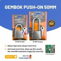 ราคา ORIGINAL PUSH ON PADLOCK 50MM SHORT & LONG / PUSH ON PADLOCK / แพดล็อคประตูสแตนเลส (48553721392)