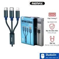 ราคา สายชาร์จ 3 หัว Micro USB Type C Remax rc-131th สายอเนกประสงค์สะดวก (51810664039)