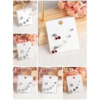 ราคา ต่างหู2Minimal cheery 1เซต3คู่ พร้อมส่ง!!! (3737125296)